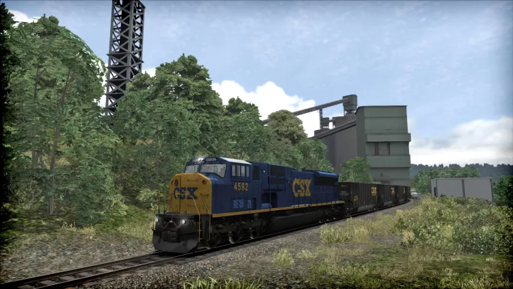 Скриншот Train Simulator: CSX SD80MAC Loco Add-On DLC — 3
