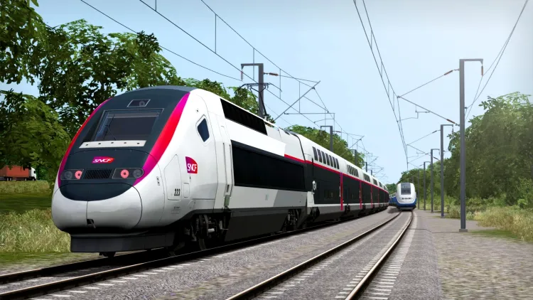 Скриншот Train Simulator: LGV Rhône-Alpes & Méditerranée Route Extension Add-On DLC — 3