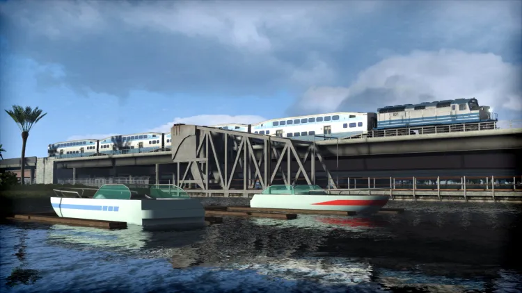 Скриншот Train Simulator: Miami Commuter Rail F40PHL-2 Loco Add-On DLC — 3