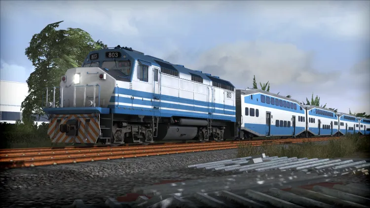 Скриншот Train Simulator: Miami Commuter Rail F40PHL-2 Loco Add-On DLC — 4