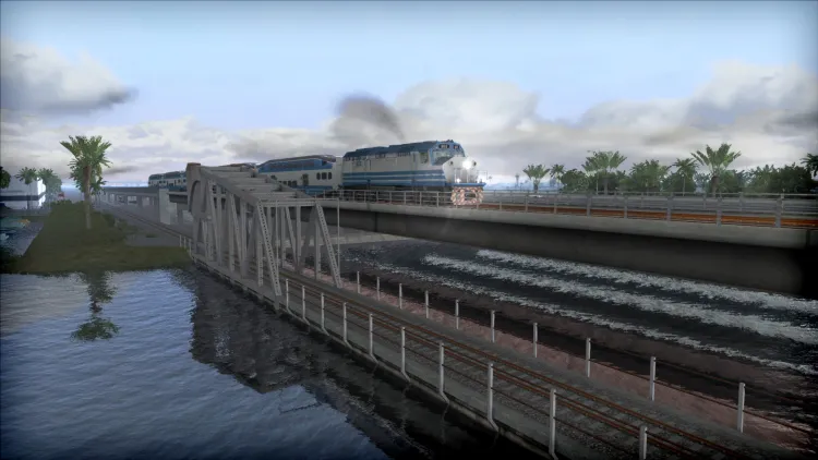 Скриншот Train Simulator: Miami Commuter Rail F40PHL-2 Loco Add-On DLC — 5