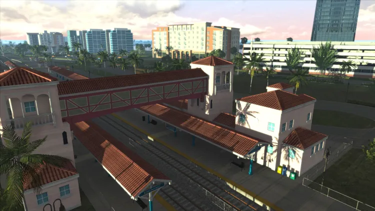 Скриншот Train Simulator: Miami - West Palm Beach Route Add-On DLC — 4