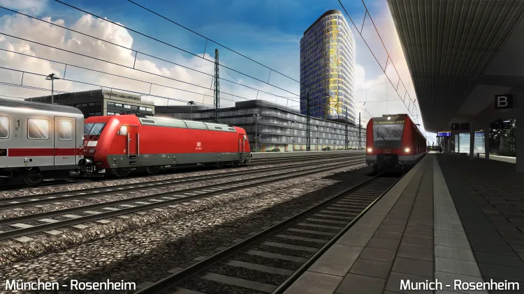 Скриншот Train Simulator: Munich - Rosenheim Route Add-On DLC — 7