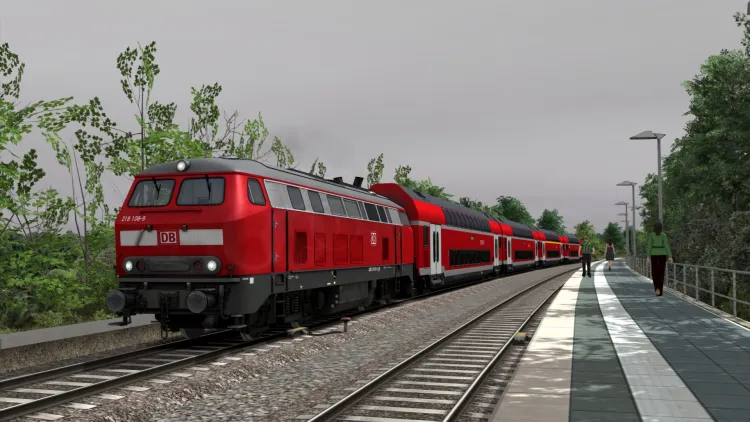 Скриншот Train Simulator: Norddeutsche-Bahn Kiel - Lübeck Route Add-On DLC — 1
