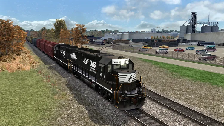 Скриншот Train Simulator: Norfolk Southern N-Line Route Add-On DLC — 3