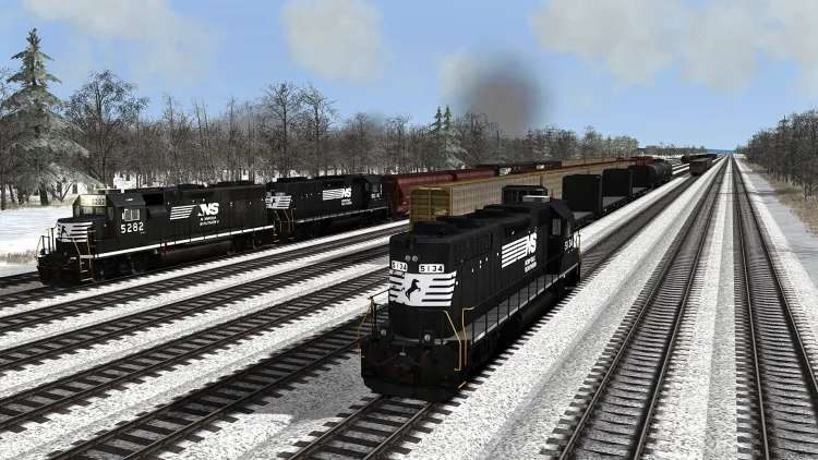 Скриншот Train Simulator: Norfolk Southern N-Line Route Add-On DLC — 4