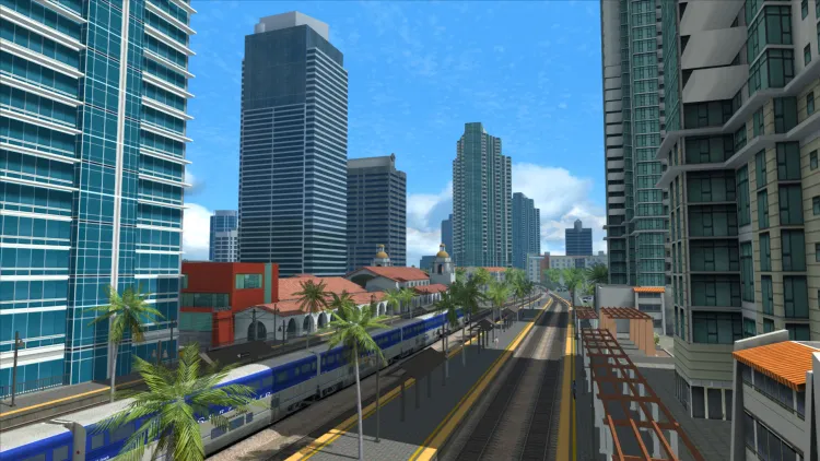 Скриншот Train Simulator: Pacific Surfliner® LA - San Diego Route — 9