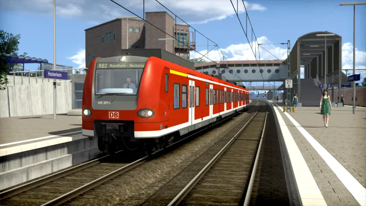 Скриншот Train Simulator: The Rhine Railway: Mannheim - Karlsruhe Route Add-On DLC — 2