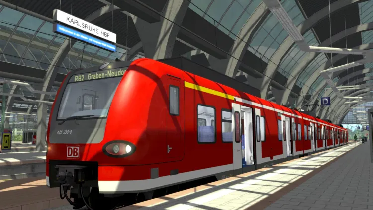 Скриншот Train Simulator: The Rhine Railway: Mannheim - Karlsruhe Route Add-On DLC — 9
