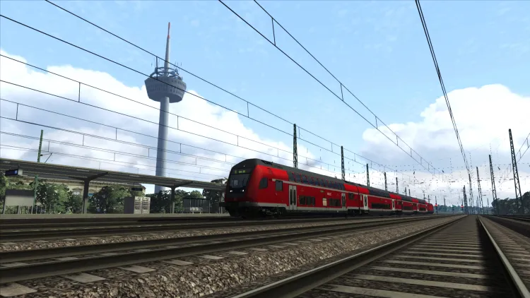 Скриншот Train Simulator: West Rhine: Köln - Koblenz Route Add-On — 3
