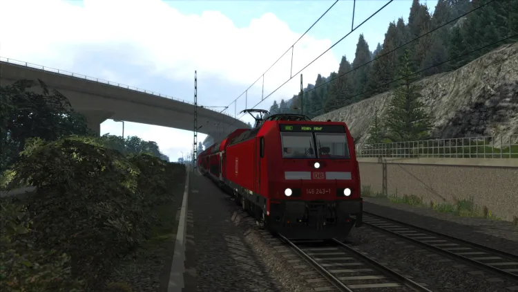 Скриншот Train Simulator: West Rhine: Köln - Koblenz Route Add-On — 4