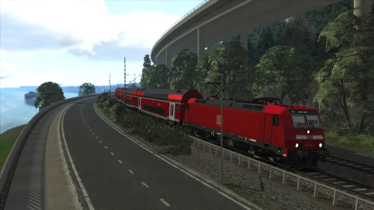 Скриншот Train Simulator: West Rhine: Köln - Koblenz Route Add-On — 6