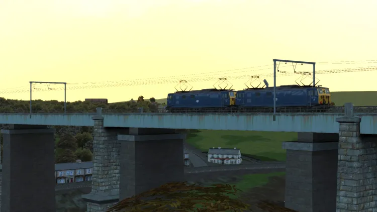 Скриншот Train Simulator: Woodhead Electric Railway in Blue Route Add-On — 4