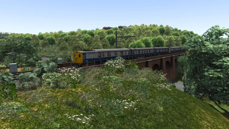 Скриншот Train Simulator: Woodhead Electric Railway in Blue Route Add-On — 7