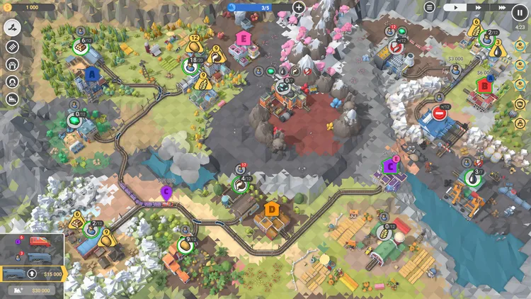 Скриншот Train Valley 2: Workshop Gems - Amber — 2