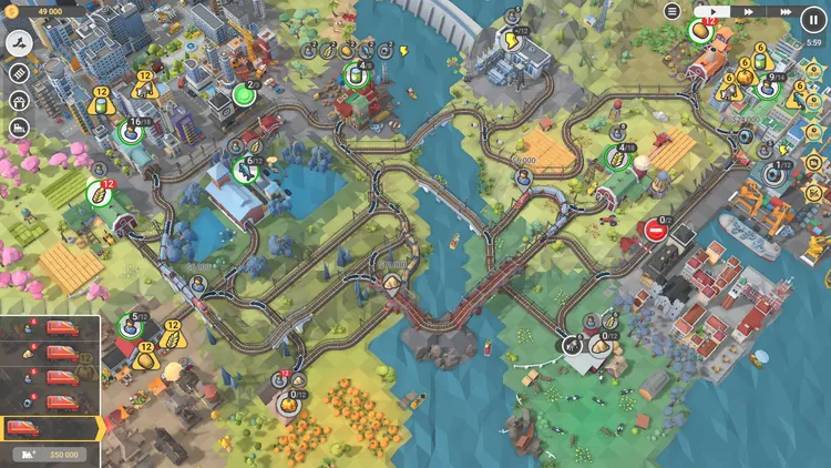 Скриншот Train Valley 2: Workshop Gems - Onyx — 6