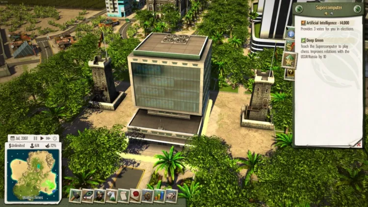Скриншот Tropico 5 - The Supercomputer DLC — 2
