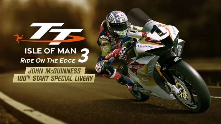Скриншот TT Isle Of Man 3 - John McGuinness 100th Start Livery — 1