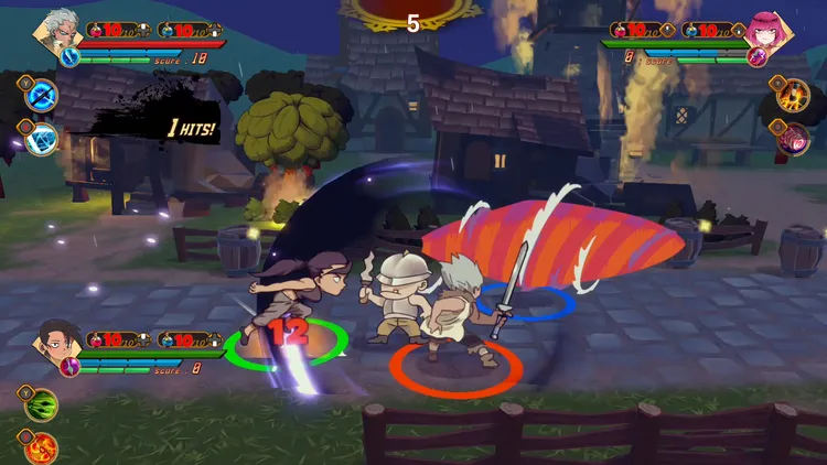 Скриншот Unrivaled Heroes: 2.5D Brawler — 1