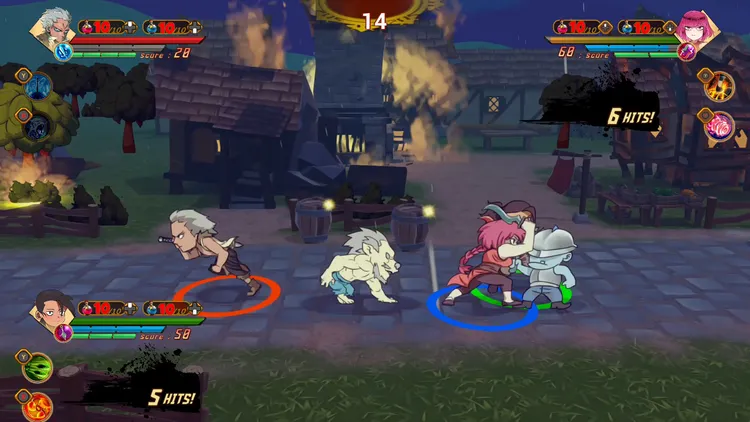Скриншот Unrivaled Heroes: 2.5D Brawler — 2