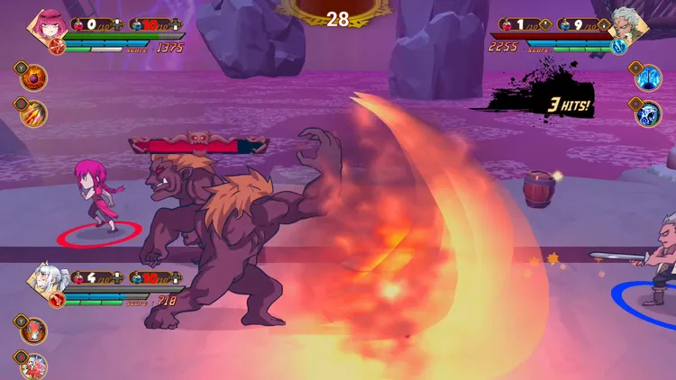 Скриншот Unrivaled Heroes: 2.5D Brawler — 5