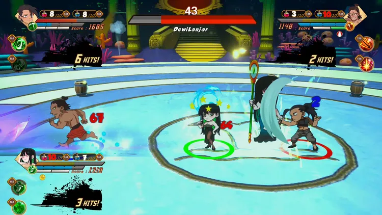 Скриншот Unrivaled Heroes: 2.5D Brawler — 6