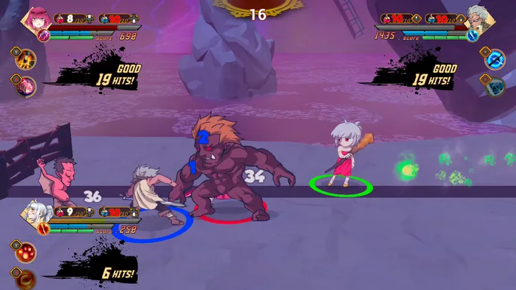 Скриншот Unrivaled Heroes: 2.5D Brawler — 8