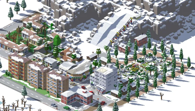 Скриншот Urbek City Builder - Defend the City DLC — 1