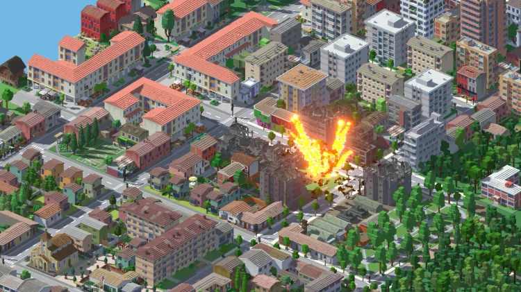 Скриншот Urbek City Builder - Defend the City DLC — 3