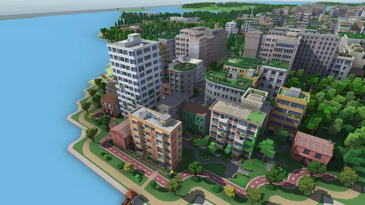 Скриншот Urbek City Builder — 2