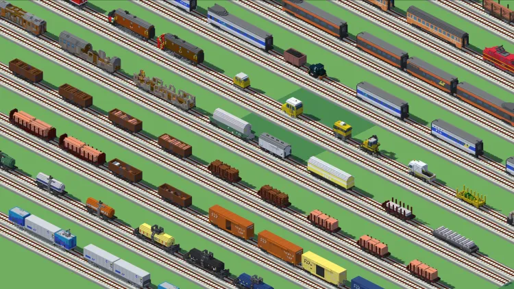 Скриншот Urbek City Builder - Trains DLC — 1