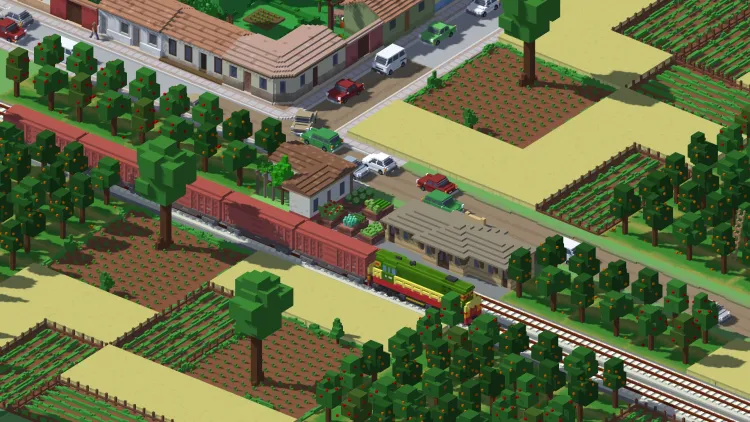 Скриншот Urbek City Builder - Trains DLC — 3
