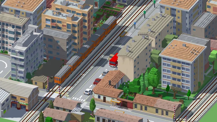 Скриншот Urbek City Builder - Trains DLC — 6