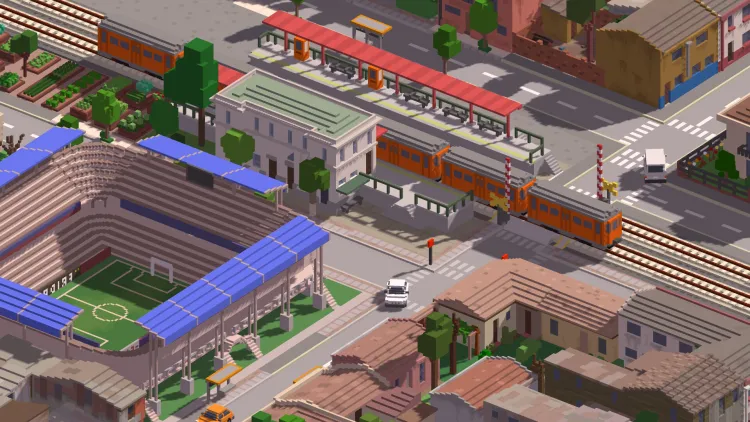 Скриншот Urbek City Builder - Trains DLC — 7