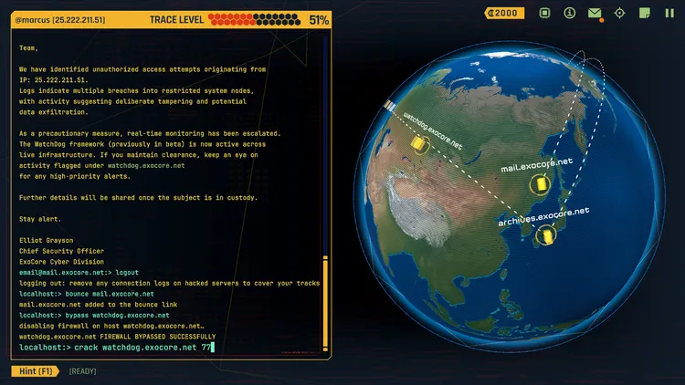 Скриншот Void Future: Hacking Protocol — 2