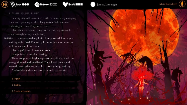 Скриншот Werewolf: The Apocalypse - Heart of the Forest — 2