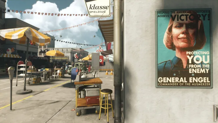 Скриншот Wolfenstein 2 New Colossus (Nintendo Switch - Цифровая версия) (EU) — 1