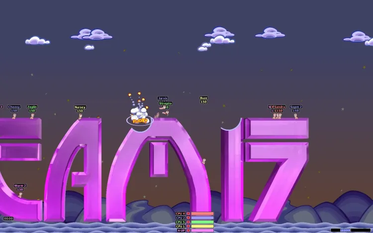Скриншот Worms Armageddon — 2
