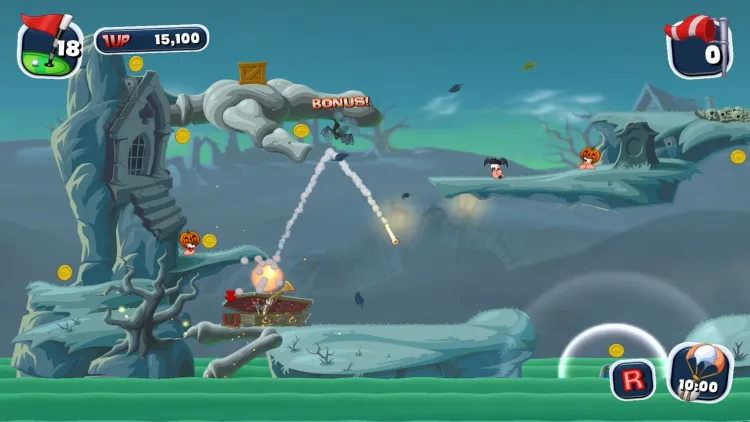 Скриншот Worms Crazy Golf — 6