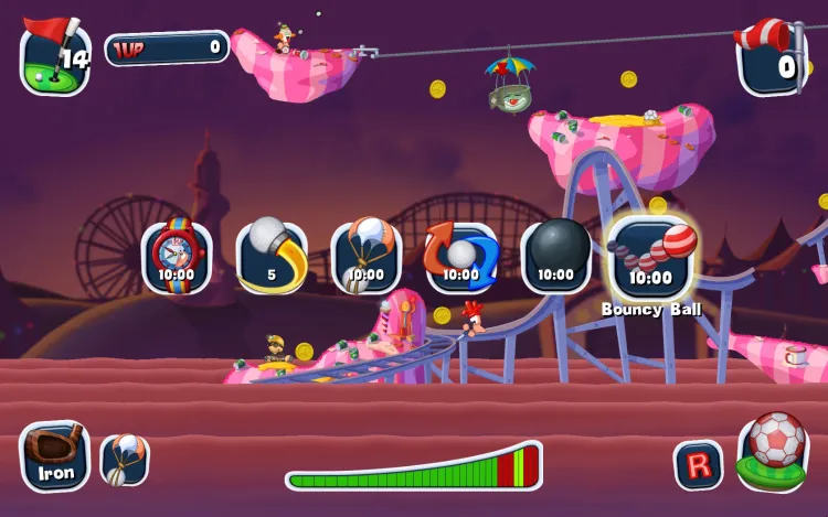 Скриншот Worms Crazy Golf — 7