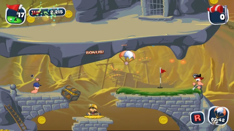 Скриншот Worms Crazy Golf — 8