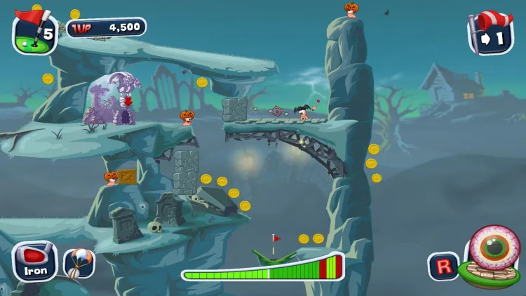 Скриншот Worms Crazy Golf — 9
