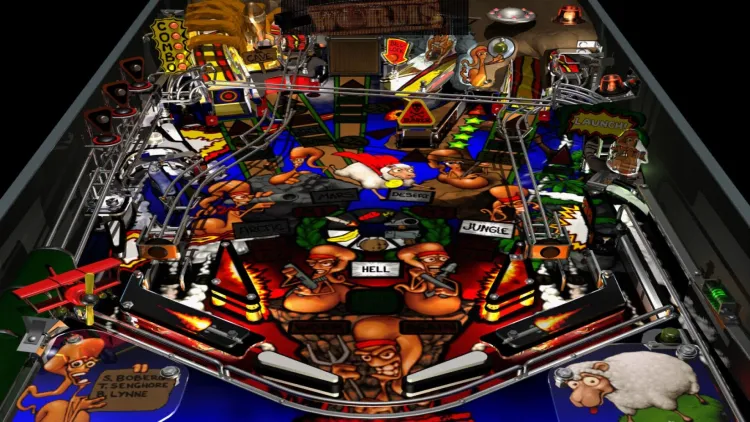Скриншот Worms Pinball — 2