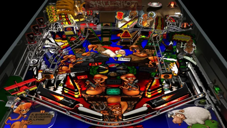 Скриншот Worms Pinball — 3