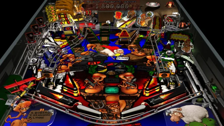 Скриншот Worms Pinball — 4