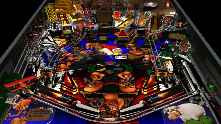 Скриншот Worms Pinball — 7