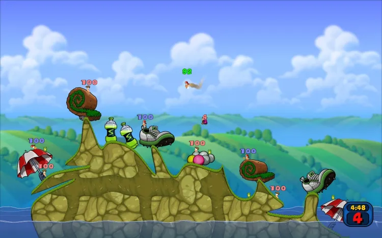 Скриншот Worms Reloaded - Forts Pack — 1