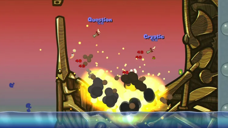 Скриншот Worms Reloaded - Puzzle Pack — 6