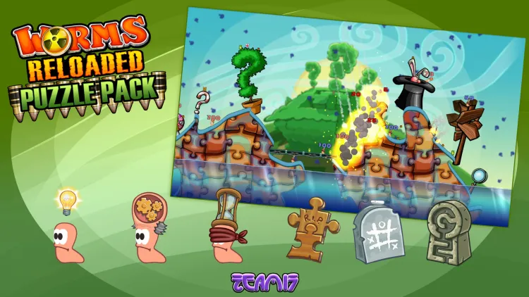 Скриншот Worms Reloaded - Puzzle Pack — 7