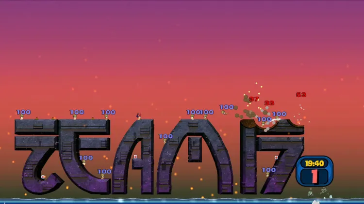 Скриншот Worms Reloaded - Retro Pack — 1